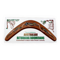 BOOMERANG, 12" DOT CARDED ASSORTED DESIGNS