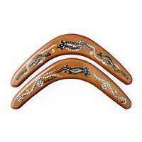BOOMERANG, 12" LACQUER CRAFT RET ASSORTED DESIGNS
