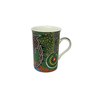 Coffee Mug - Crocodile Dreaming Design - Colin Jones  
