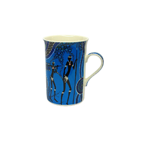 Coffee Mug Aboriginal Design - Hunters & Gatherers Reef Design - Colin Jones 