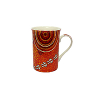 Coffee Mug Aboriginal Design  - Dry Design - Luther Cora