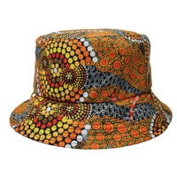 Hat Aboriginal Design  - Colours of the Land Design - Colin Jones