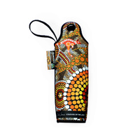 Wine Cooler Aboriginal Design  (750ml)  - Colours of the Land Design - Colin Jones