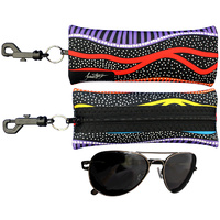 Glasses Case Aboriginal Design - Gudhu Galba (Rainbow River) Design - Jedess Hudson