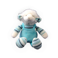 Plush Toy Lamb - Blue 