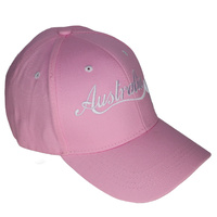 Cap Australia- Kangaroo Pink Design