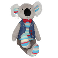 Plush Toy Koala - Blue/Bowtie/Jacket 