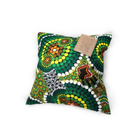 Cushion Aboriginal Design - Colours of the Rainforest - Colin Jones 