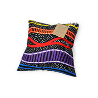 Cushion Aboriginal Design - Gudhu Galba (Rainbow River) - Jedess Hudson 