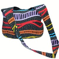 Bag Cross Body Aboriginal Design - Guduhu Galba (Rainbow River) - Jedess Hudson