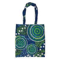 Enviro Canvas Bag Aboriginal Design - Wet Design - Luther Cora 
