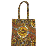 Enviro Canvas Bag Aboriginal Design - Colours of the Land Design - Colin Jones