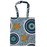 Enviro Canvas Bag Aboriginal Design - Colours of the Reef Design - Colin Jones