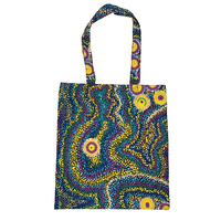 Enviro Canvas Bag Aboriginal Design -  Seven Sisters Dreaming Design - Athena Nangala Granites